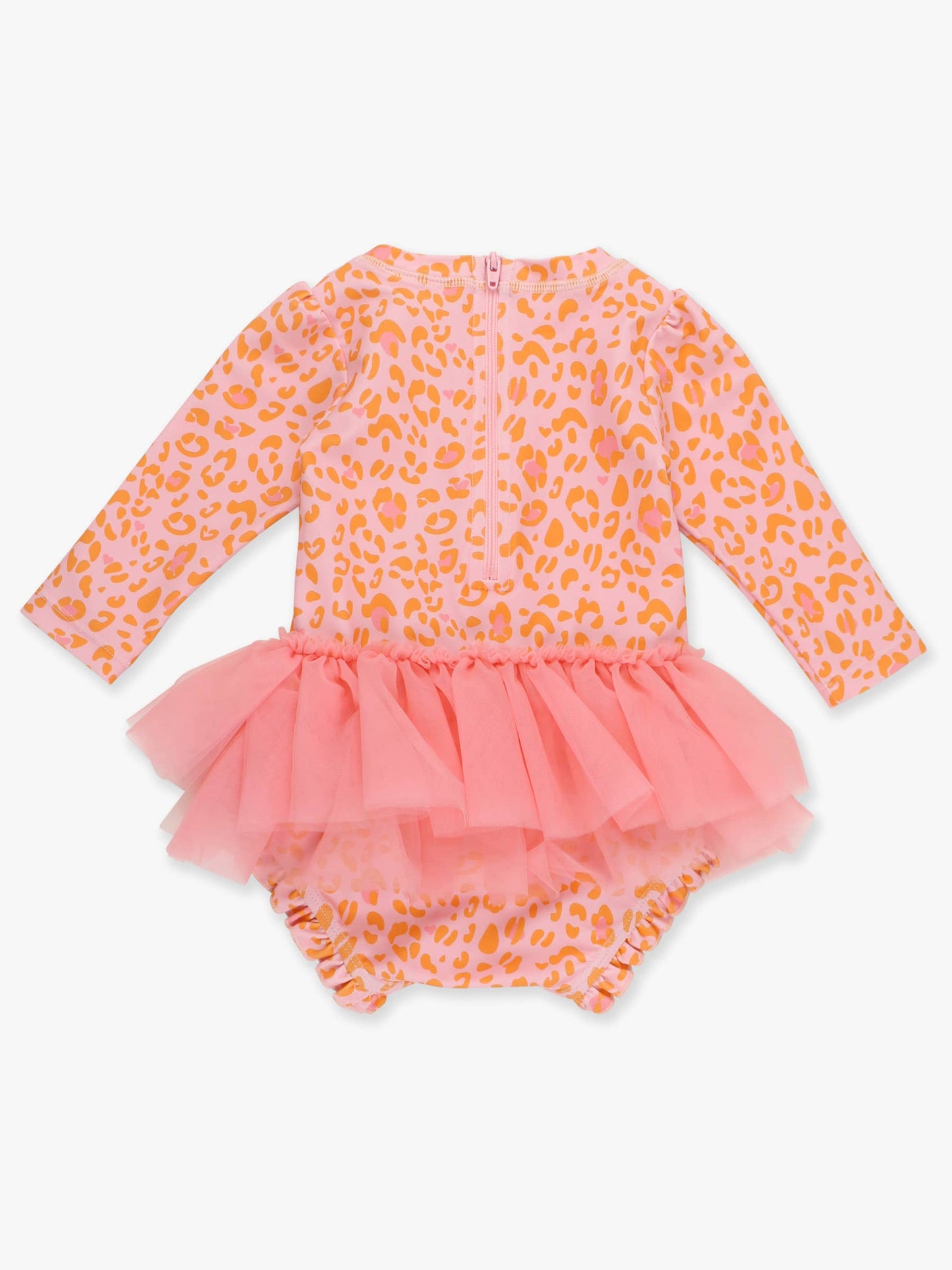 Leopard Tulle Skirted Swimsuit