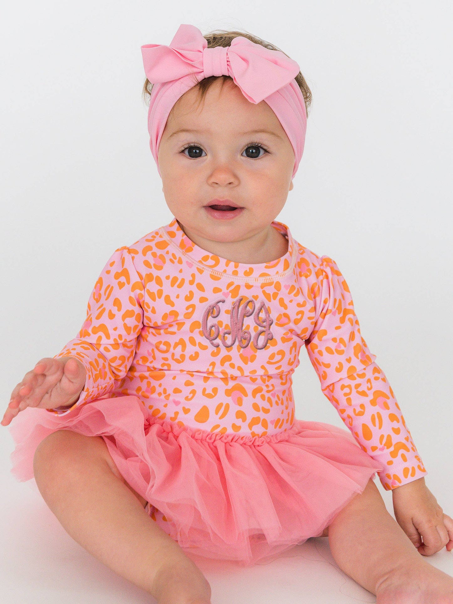 Leopard Tulle Skirted Swimsuit