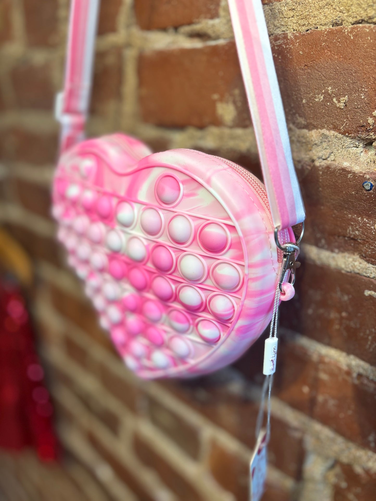 Large Pop It Heart Purse