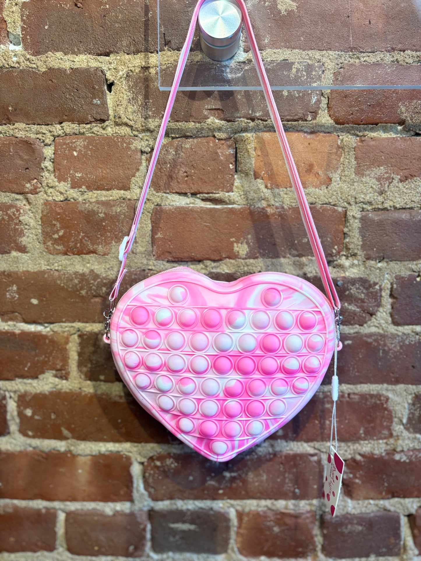 Large Pop It Heart Purse