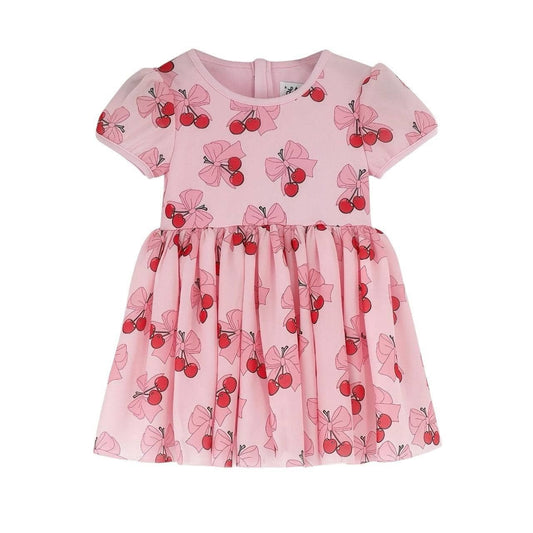 Cherry Bows Tulle Dress
