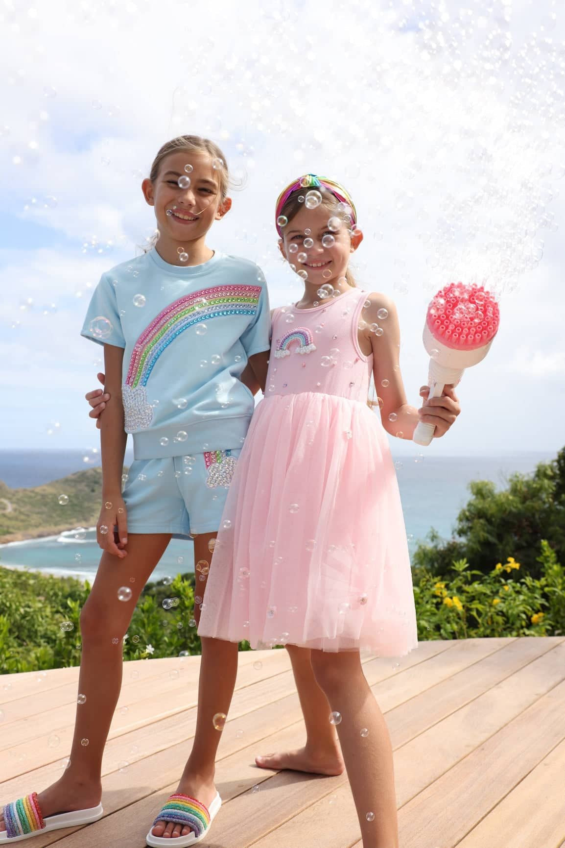 Crystal Rainbow Sky Short Set