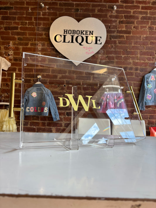 Clique Custom Monogram Tray