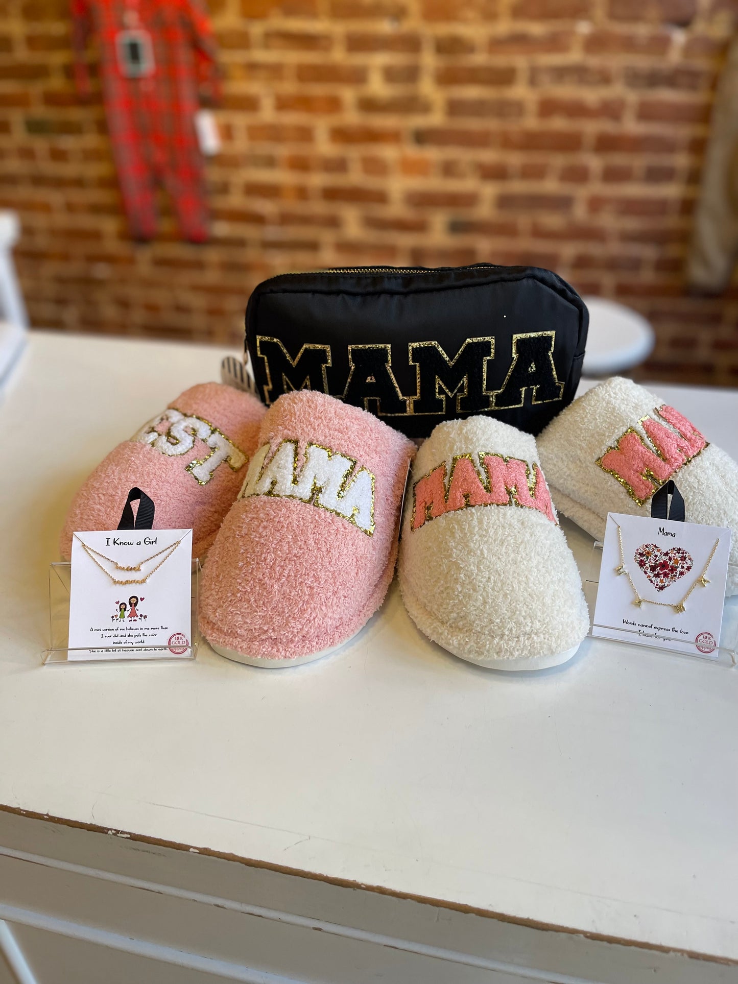 Mama Chenille Patched Home Slippers