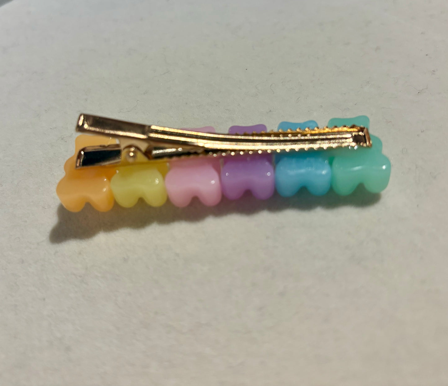 Gummy Bear Pastel Hair Clip