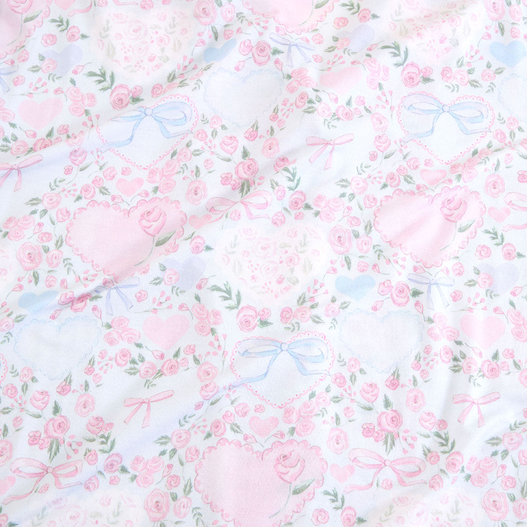 Posh Peanut Josephine Footie Ruffled Zippered Onesie