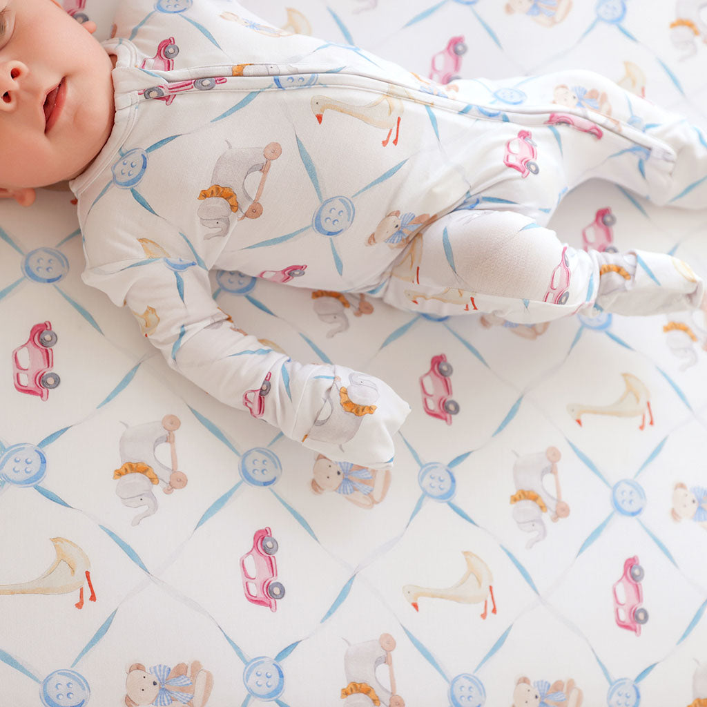 Posh Peanut Oxford Onesie