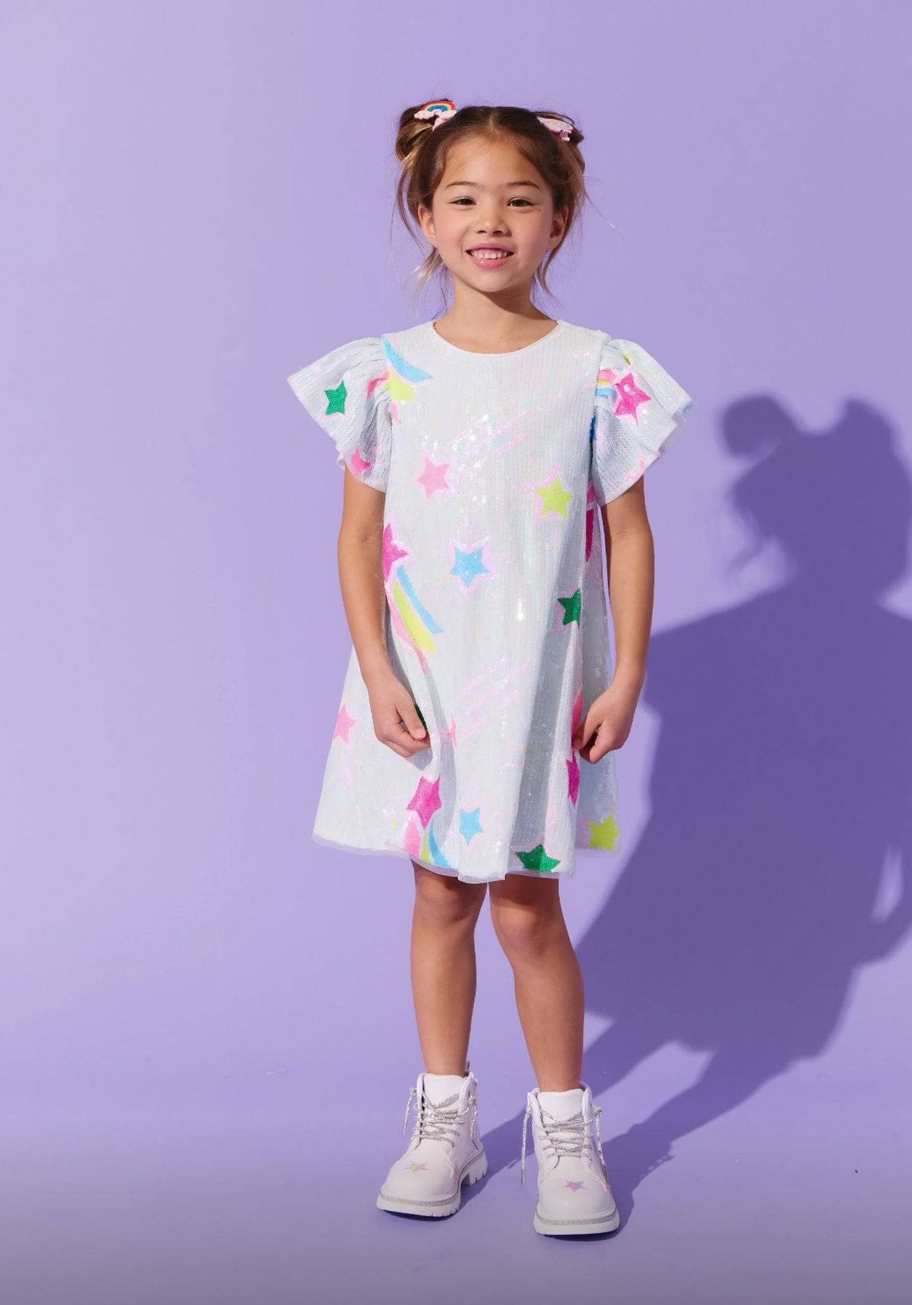 star sequin dress Rainbow Shooting Star Sequin Dress – Hoboken Clique