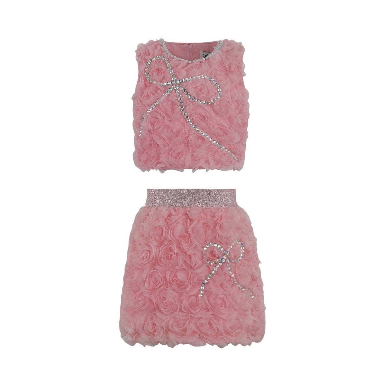 Rose Sparkle Bow Set