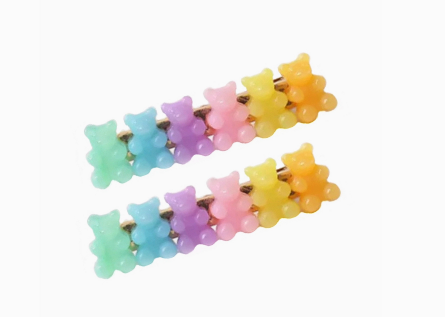 Gummy Bear Pastel Hair Clip