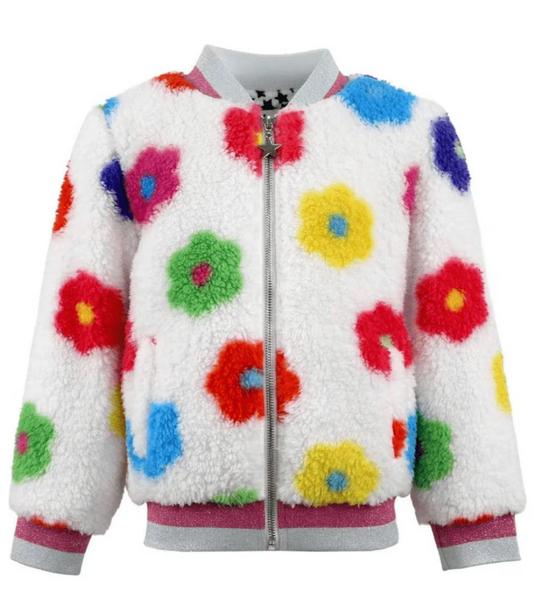 Lola Rainbow Daisy Bomber