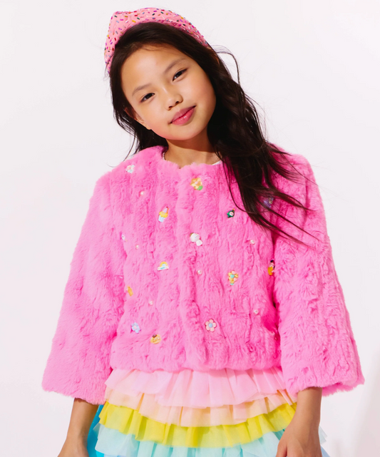 Lola Faux Fur Charm Coat