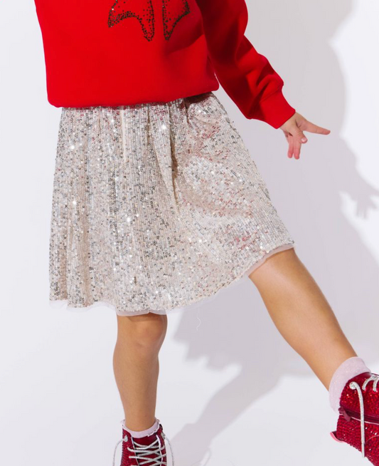 Lola Party Shimmer Sequin Skirt