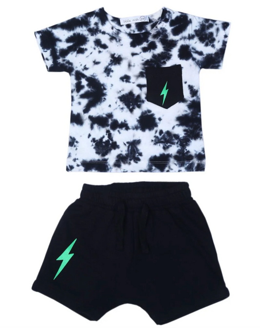 Rock Guitar Shorts Set