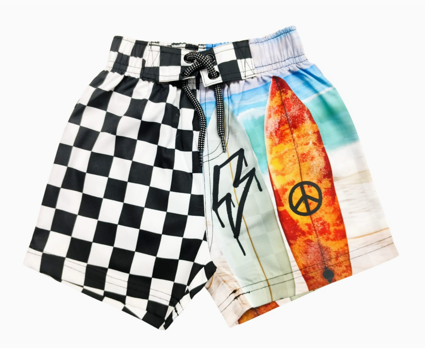 Surf Check Board Shorts & Tee Set