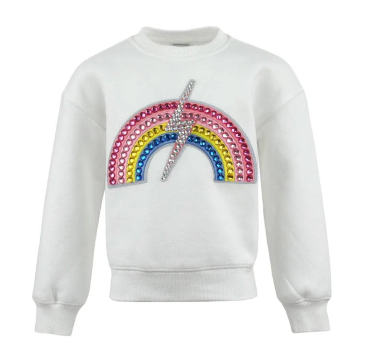 Rainbow Flash Sparkle Sweatshirt