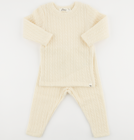 oh baby! Cable Knit Set