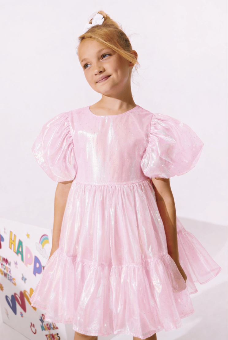 Bubble Gum Hologram Dress