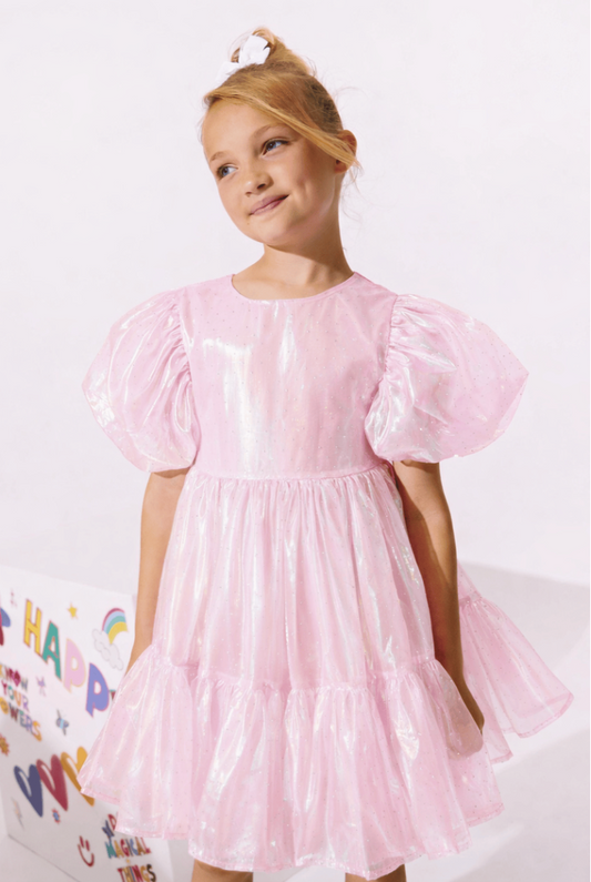 Bubble Gum Hologram Dress