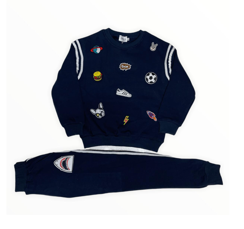 Varsity Patch Jogger Set