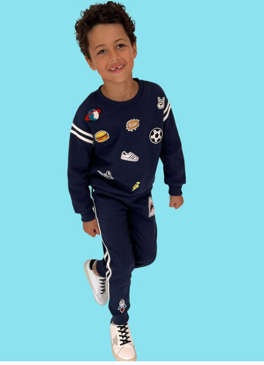 Varsity Patch Jogger Set