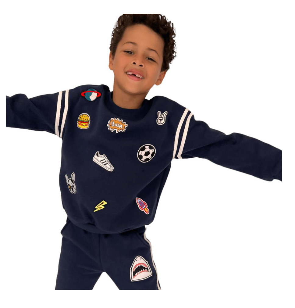 Varsity Patch Jogger Set