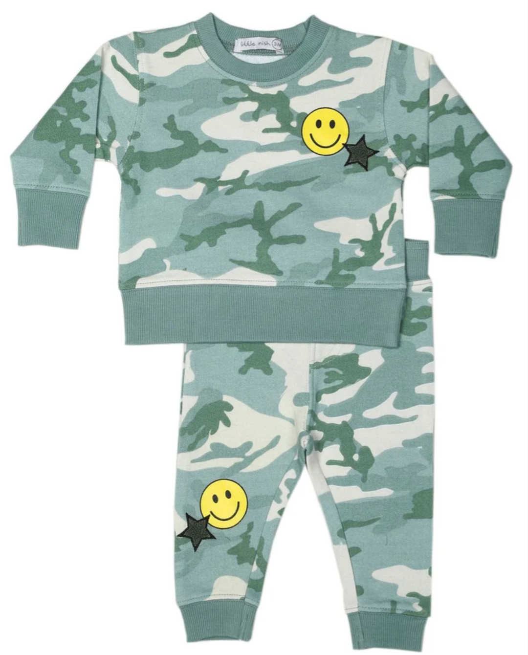 Little Mish Camo Smiley