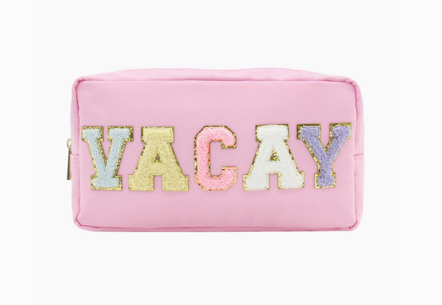 Varsity Collection Nylon Cosmetic Bag