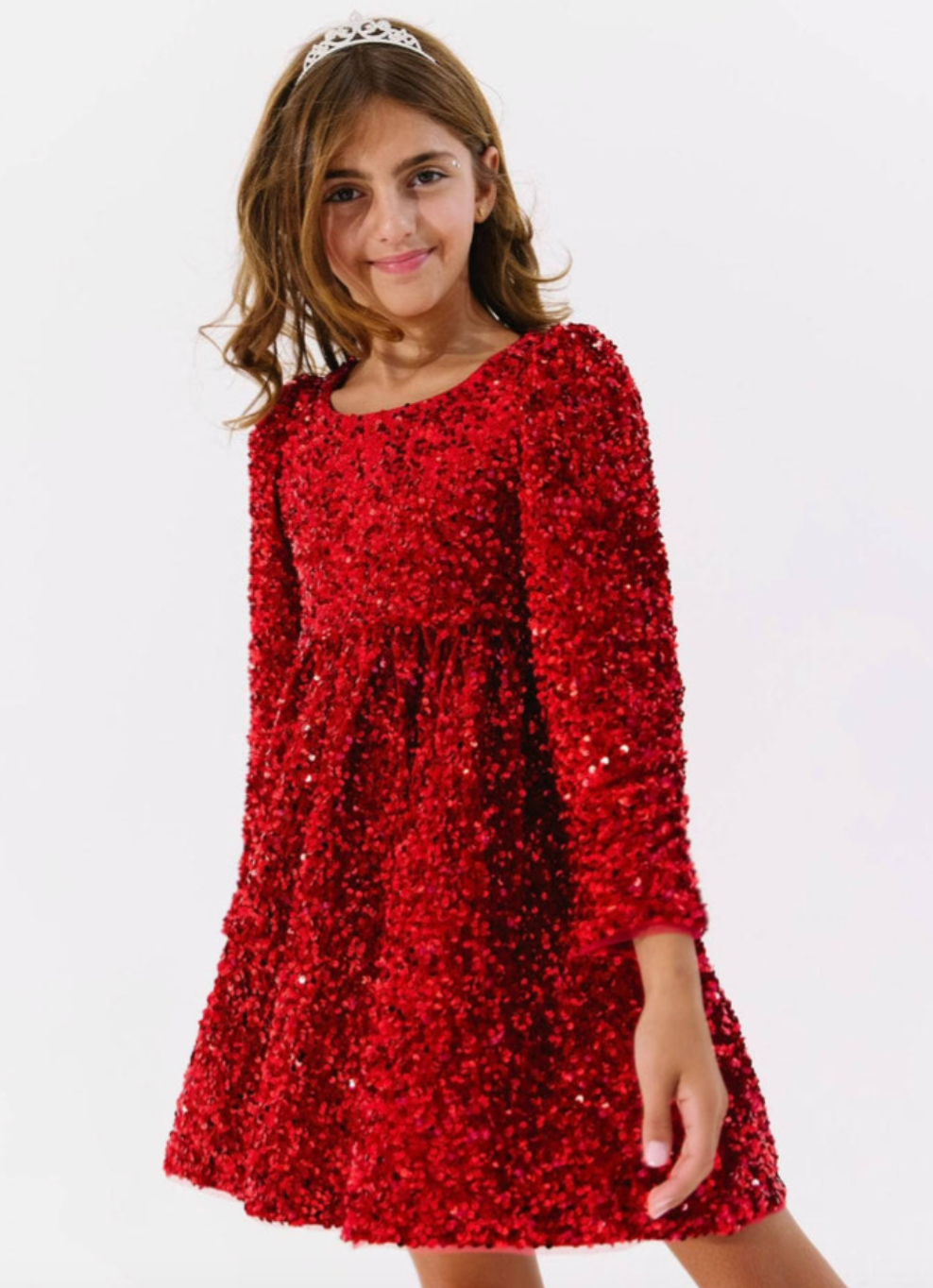 Lola Ruby Party Shimmer Dress