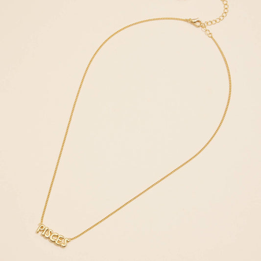Zodiak Bubble Necklace