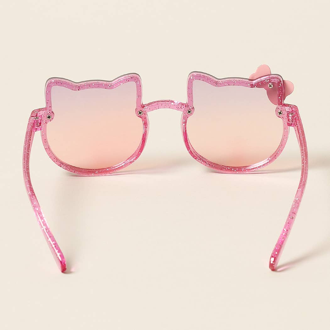 Cat Bow Glitter Sunglasses