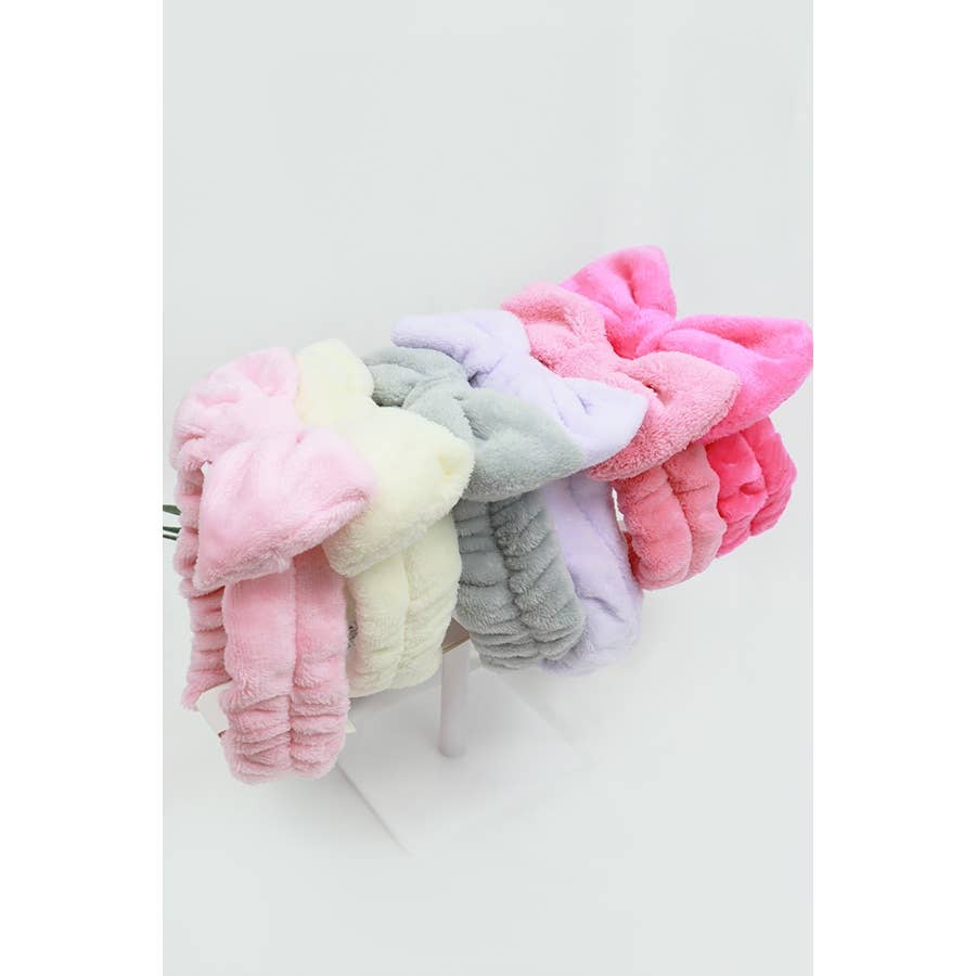 Solid Beauty Spa Bow Headband