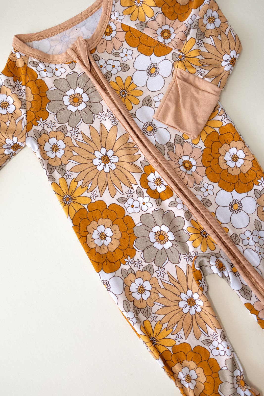 Bamboo Zip Romper | Petal Pop