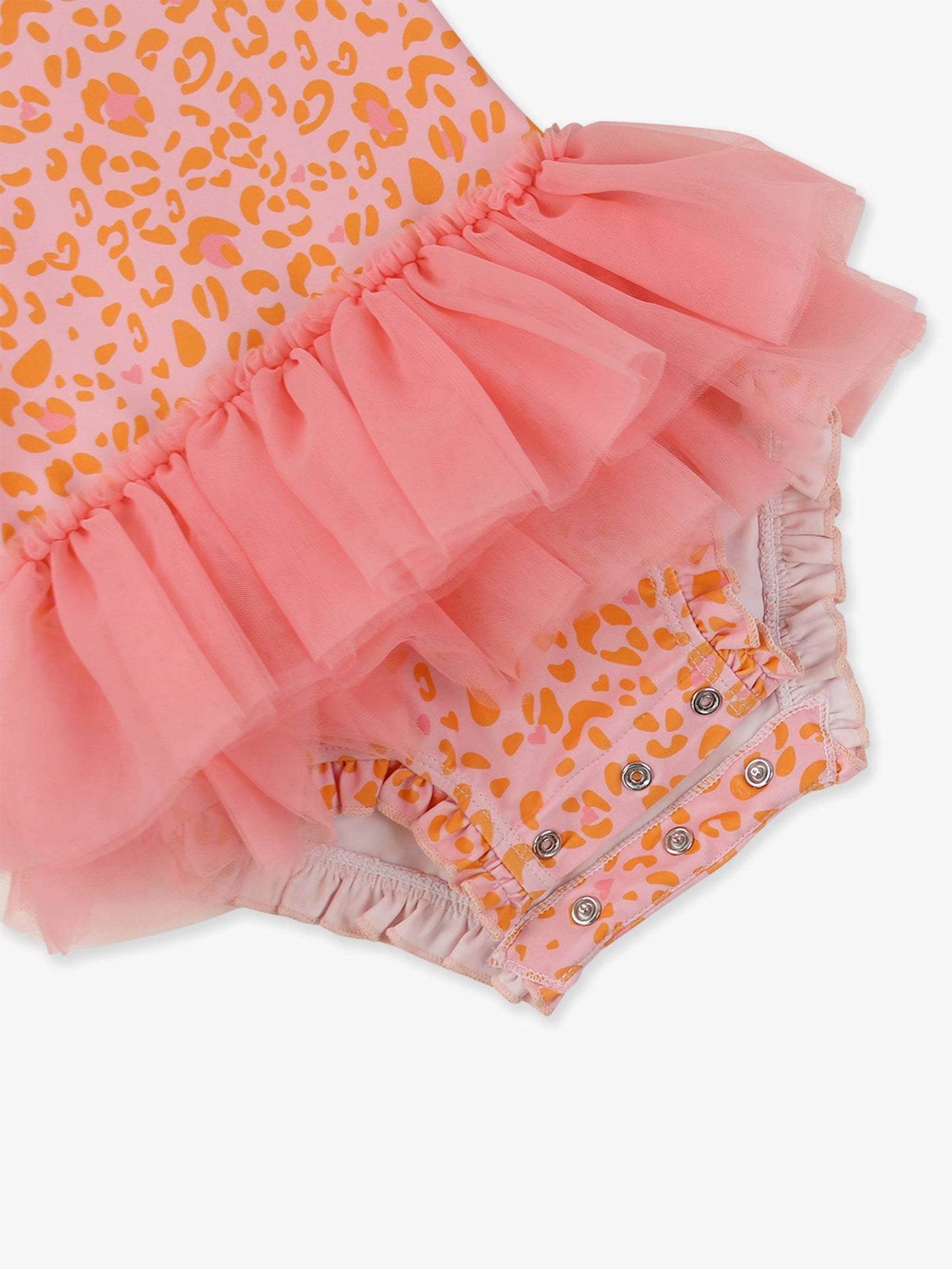 Leopard Tulle Skirted Swimsuit