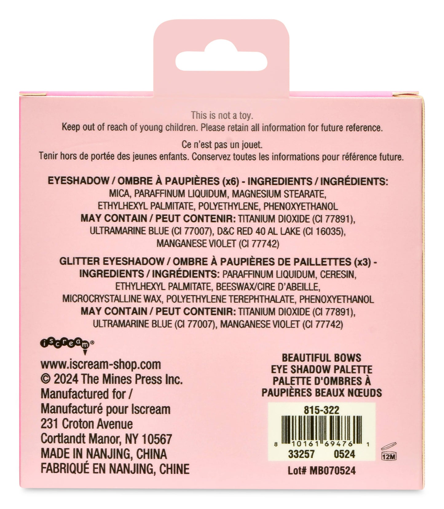 BEAUTIFUL BOWS EYE SHADOW PALETTE