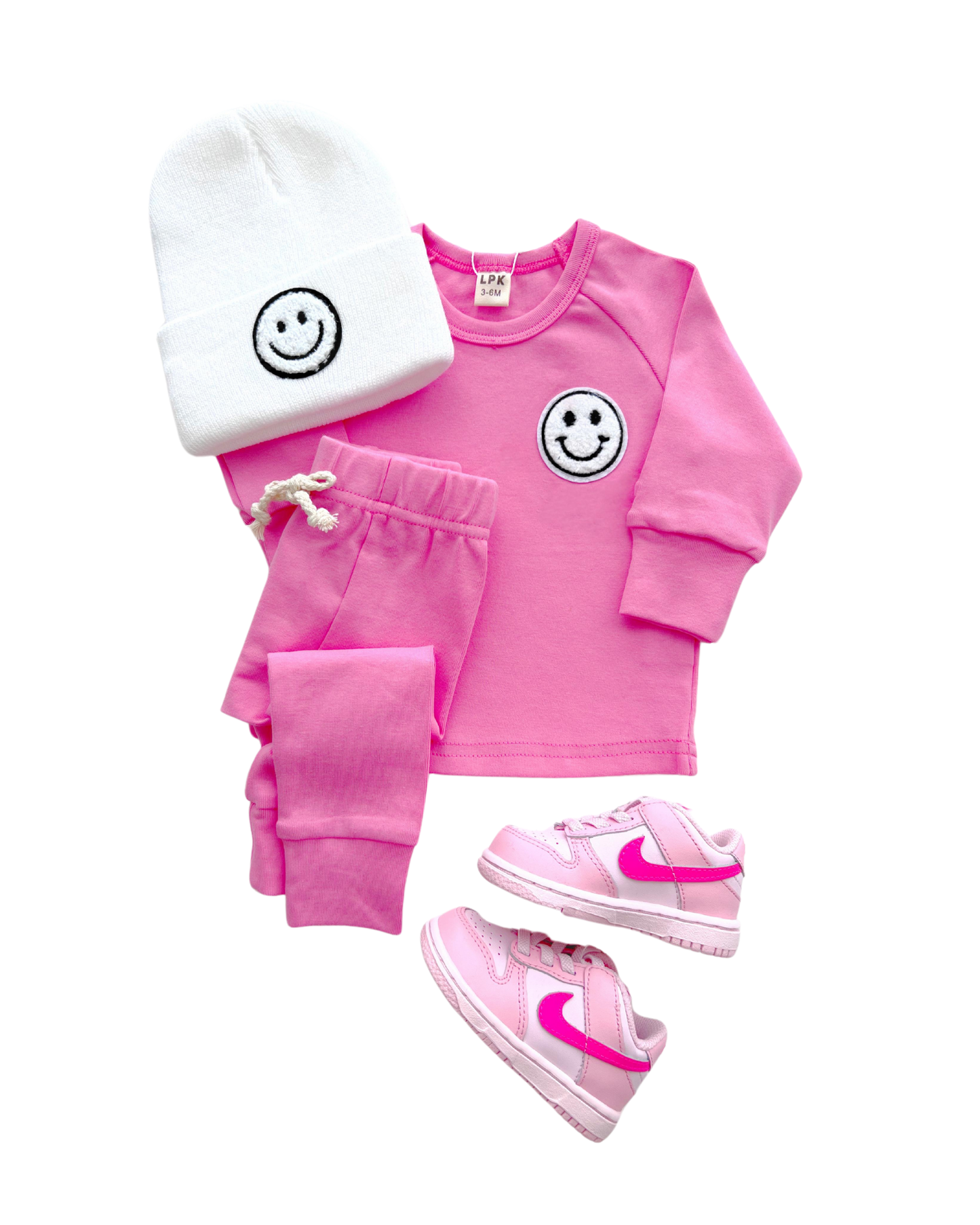 Lucky Panda Kida Lounge Set | Smiley Bubble Gum