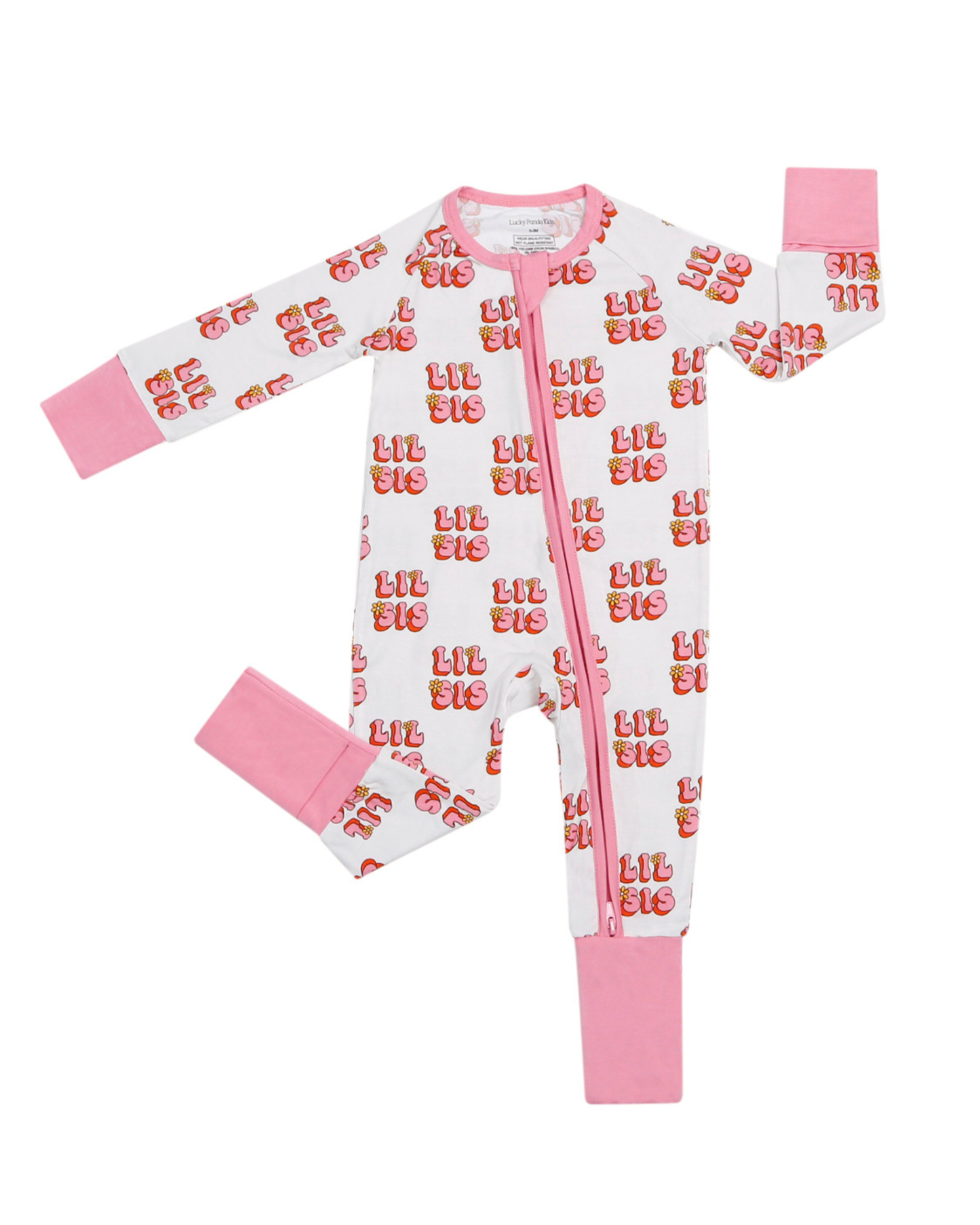 Lucky Panda Lil Sis Onesie