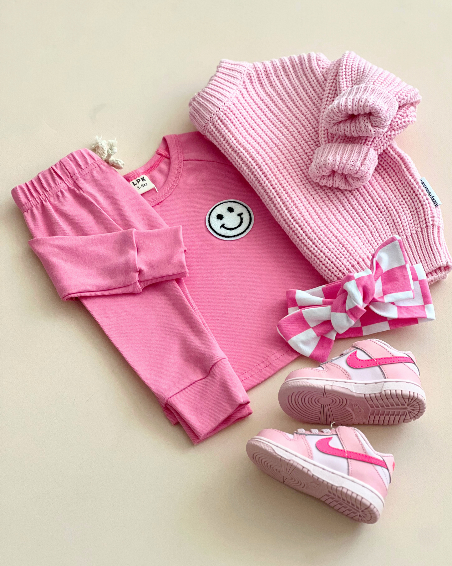 Lucky Panda Kida Lounge Set | Smiley Bubble Gum