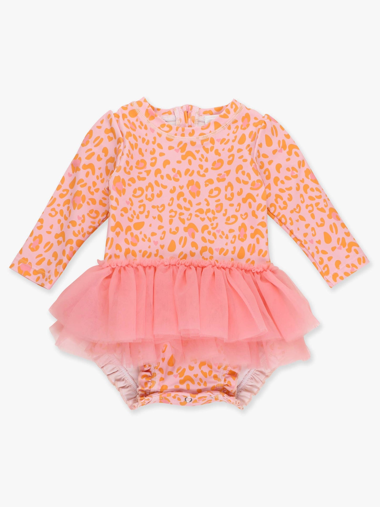 Leopard Tulle Skirted Swimsuit