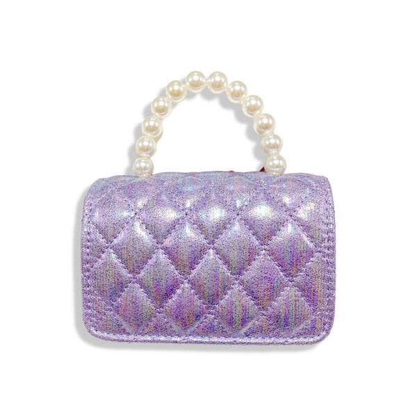 Crown Applique Quilted Purse