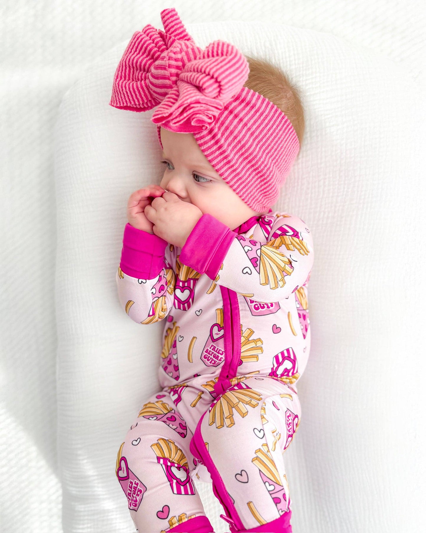 Lucky Panda Kids Bamboo Zip Romper | Fries Before Guys