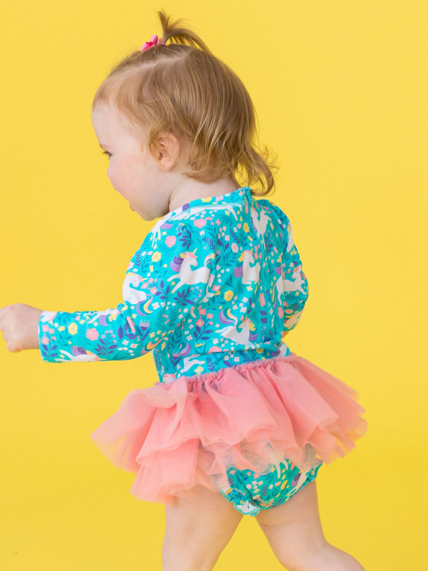 Unicorn Skirted Swimsuit