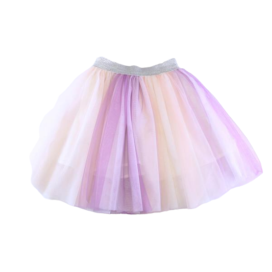 Doe A Dear Ombre Color Midi Tulle Skirt