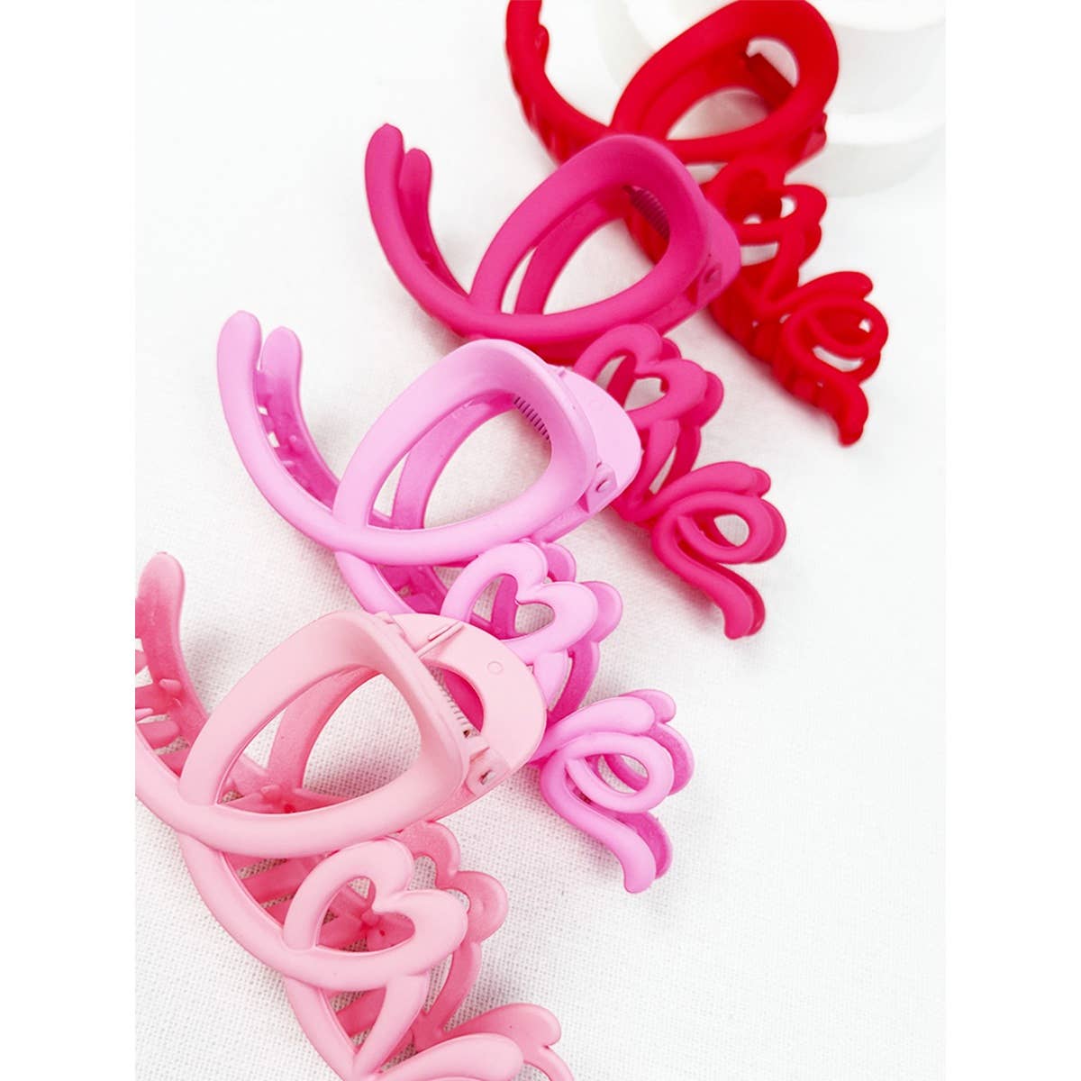 LOVE Lettered Jumbo Hair Claw Clip