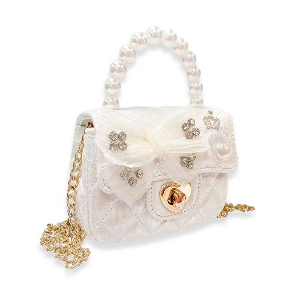 Embellished Bow Purse