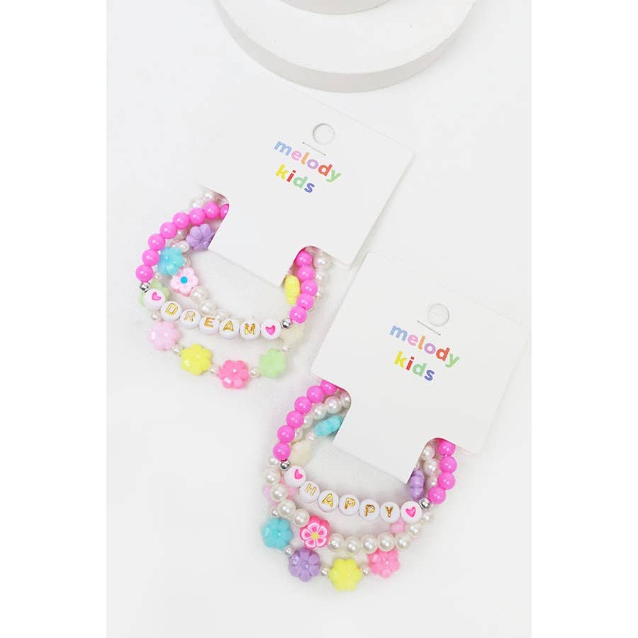 Happy and Dream Kids Bracelet Set