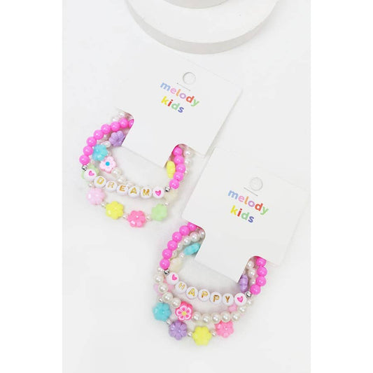 Happy and Dream Kids Bracelet Set